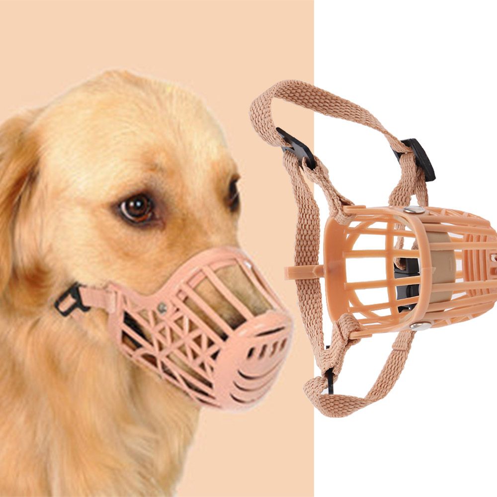 Safety Plastic Anti Stop Bite Bark Mesh Pet Dog Muzzle Pet Supplies Dog Mask Mouth Grooming