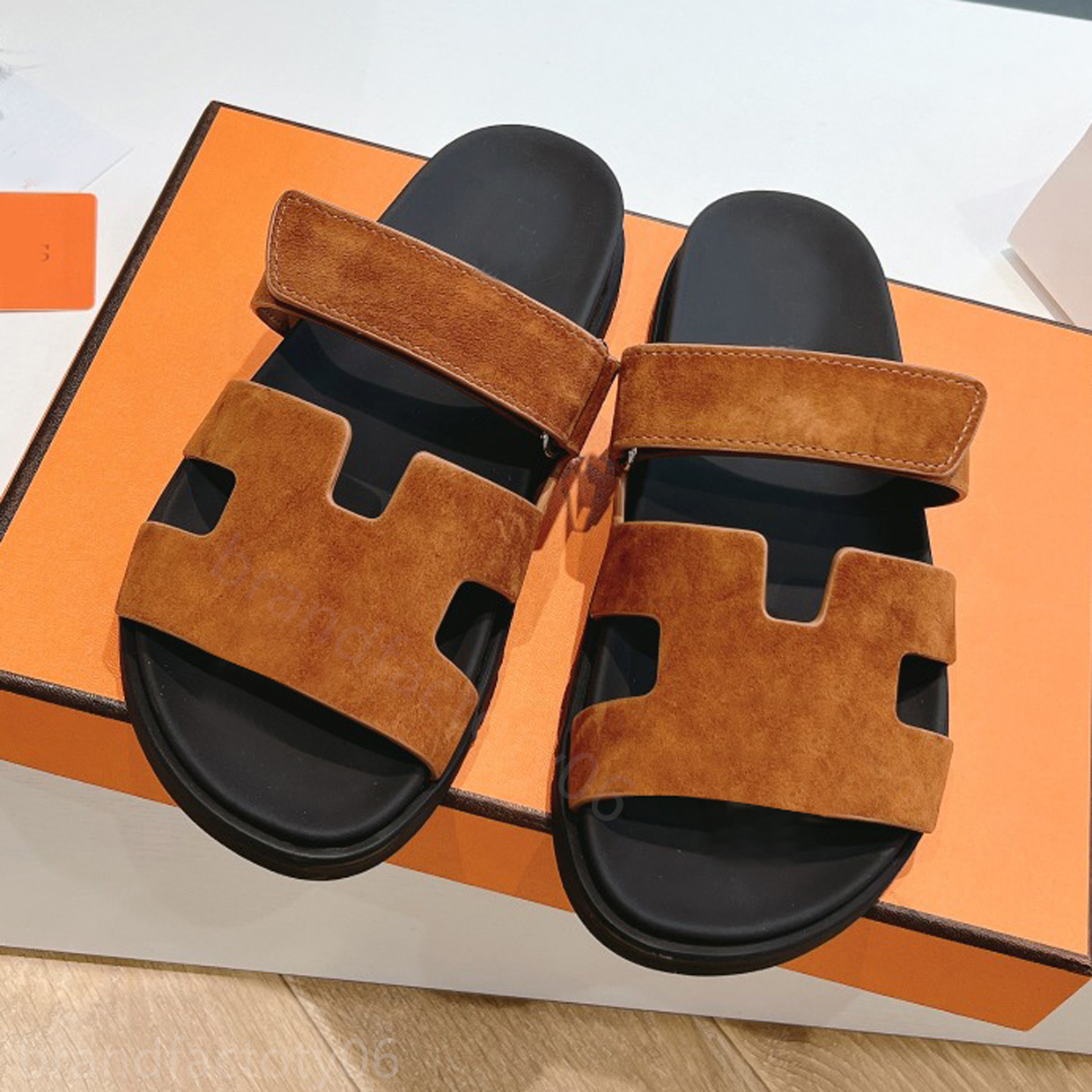 TOP designer sandals slippers platform slides womens sandals slides for men luxury deerskin classic leather summer casual beach sandal top quality casual shoe w16 3