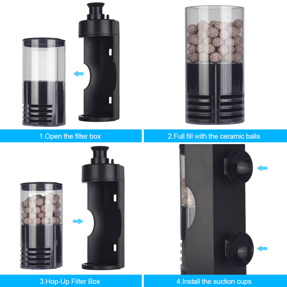 Fish Tank Air Pump Multifunctional Biochemical Sponge Filters Small Aquariums Filtration Reduces The Number of Water Changes