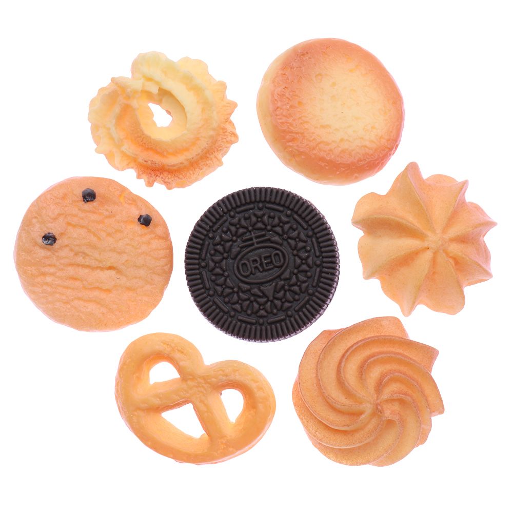 Women Girls 3D Bangs Individuality Snack Hair Accessories Cookies Hairpin Party Supplies Biscuit Hair Clip