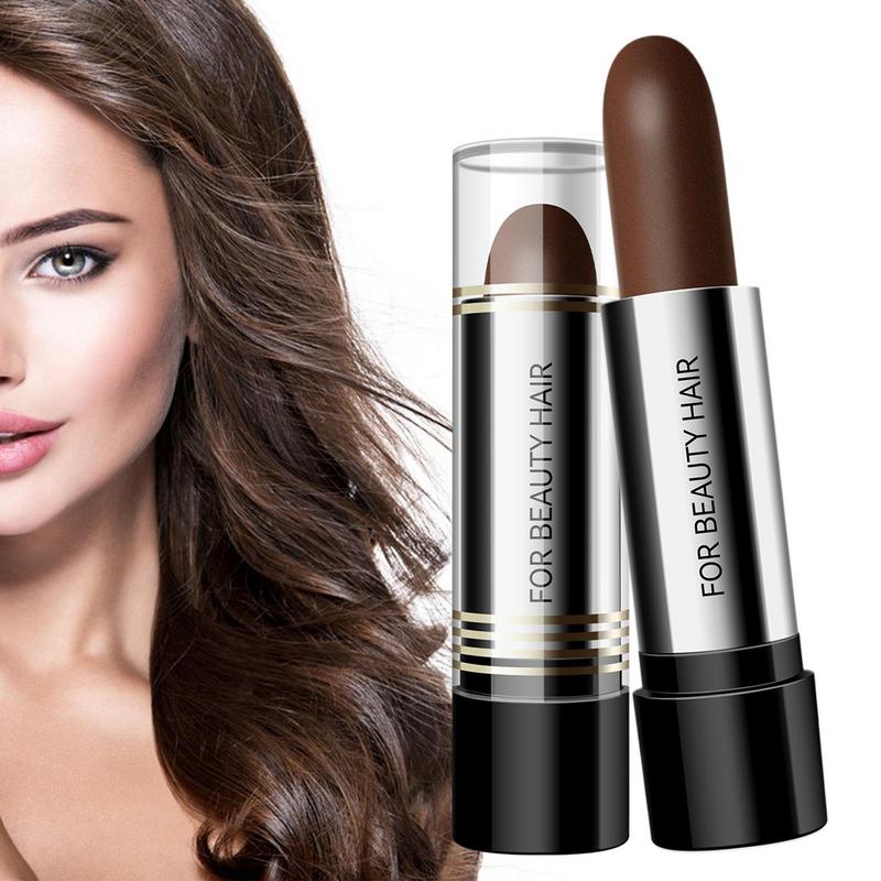 Hair Color Pen Temporary Hair Stick Touch-Up Dye Pen Waterproof Temporary Gray Concealer Cover Up Brush For Hair And Beard #W0