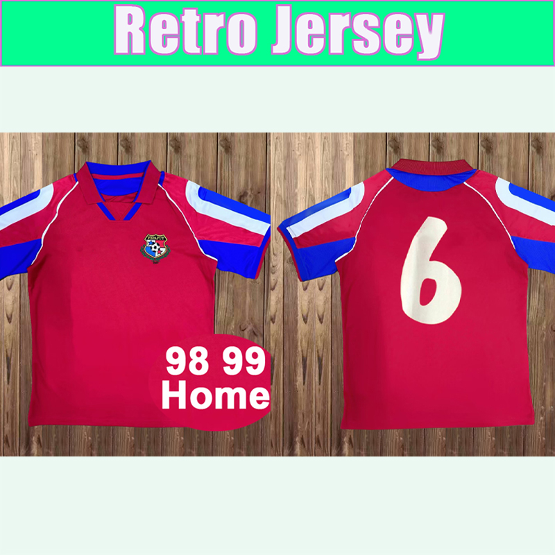 1998 1999 Panama National Team Mens Retro Soccer Jerseys Panama vintage Home Football Shirts Short Sleeve Uniforms