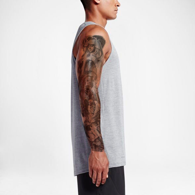 1pcs Christian Jesus Full Flower Arm Temporary Tattoo Sticker Body paint Water Transfer fake Tatoo sleeve