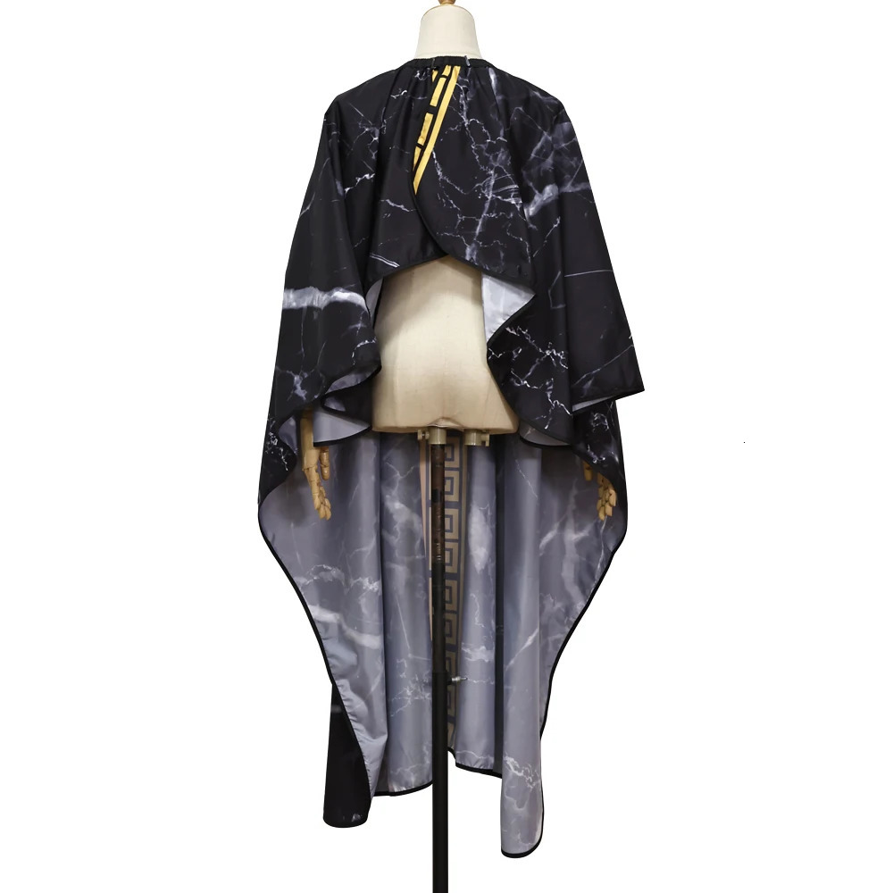 Hair Cutting Cape Pro Salon Hairdressing Cloth Gown Barber Waterproof Hairdresser Apron Haircut Coat 240625