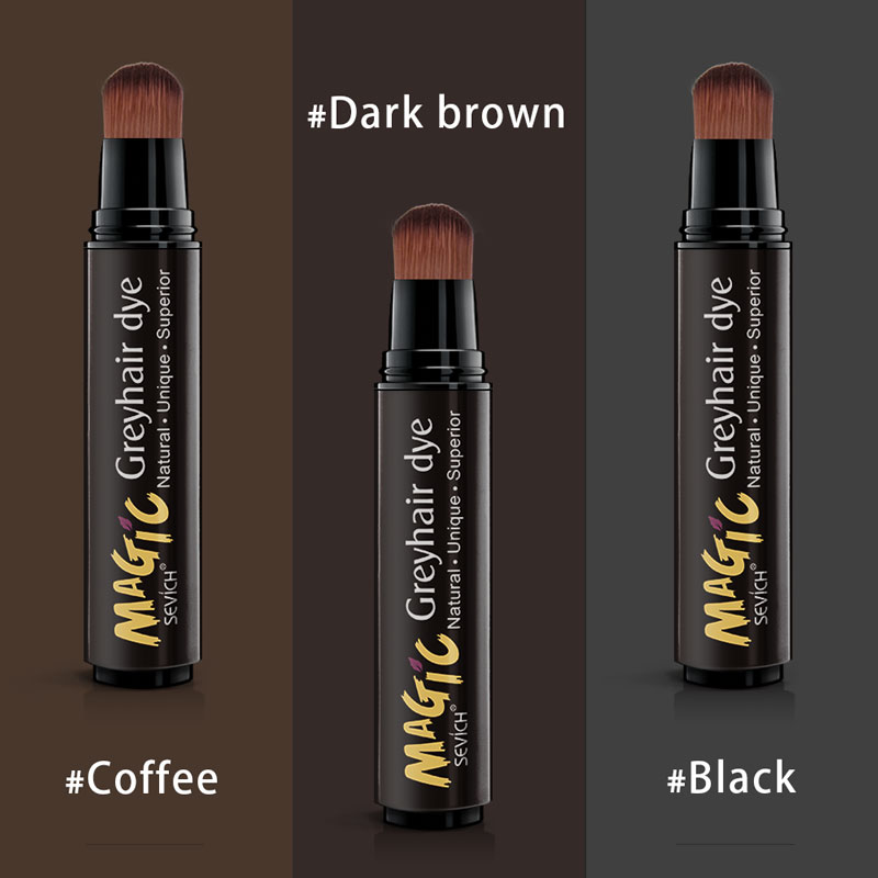 Sevich Temporary Hair Dye Pen Instant Hair Color Brush And Comb DIY Hair Color Wax Mascara Dye Cream 3 Color 12ml