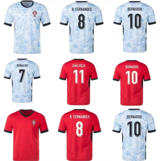 Portugal Soccer jersey Ruben Portuguese 2425 Portugal football jersey men's children's set Portugal's Euro victory over Thailand kids sets