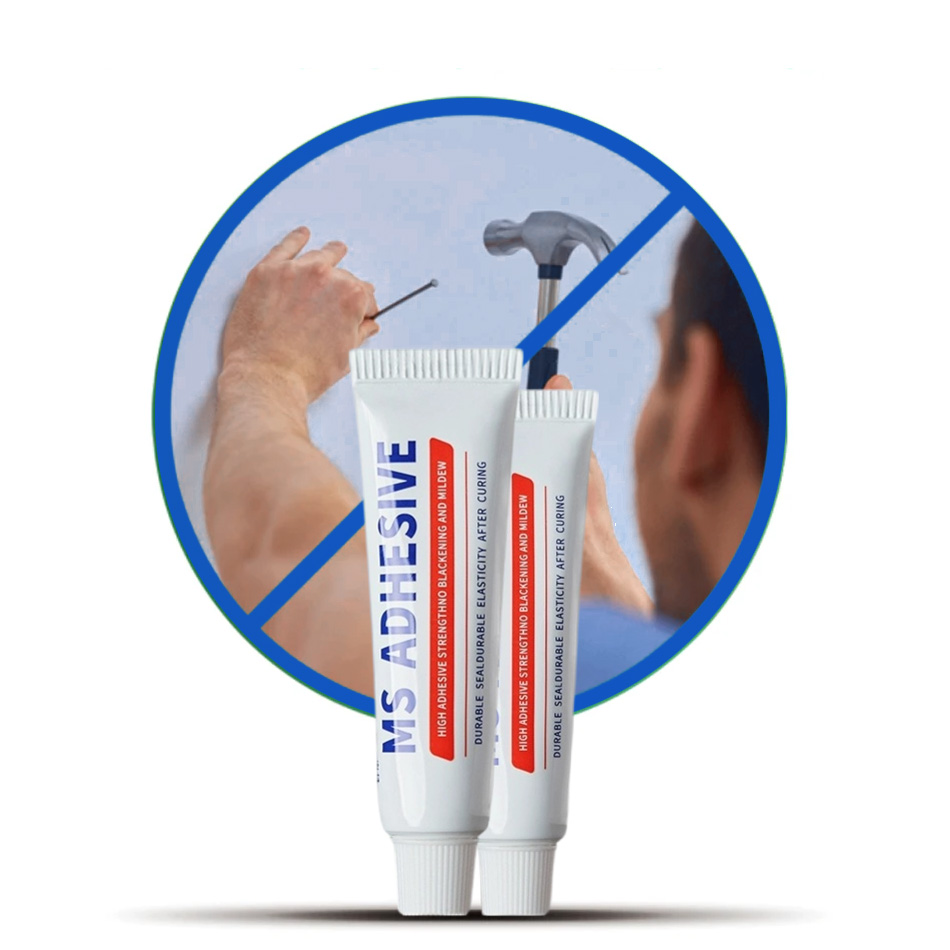 6g All-purpose Glue Quick Drying Glue Strong Adhesive Sealant Fix Glue Nail Free Adhesive for Plastic Glass Metal Ceramic