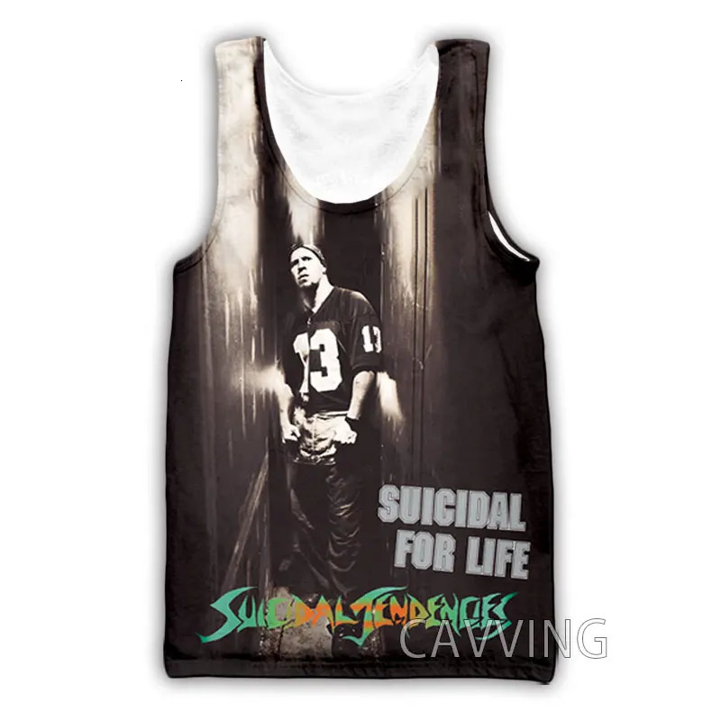 CAVVING 3D Printed Suicidal Tendencies BAND Tank Tops Harajuku Vest Summer Undershirt Shirts Streetwear for Menwomen 240626