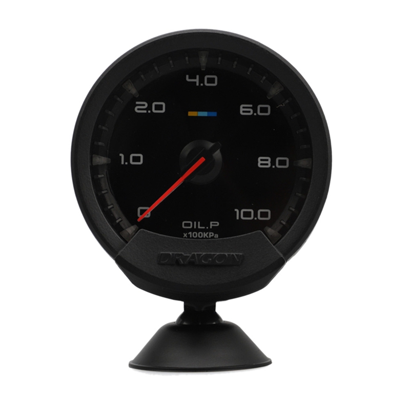 60Mm 12V Auto Gauge Oil Pressure Gauge White Light With Sensor For Greddy