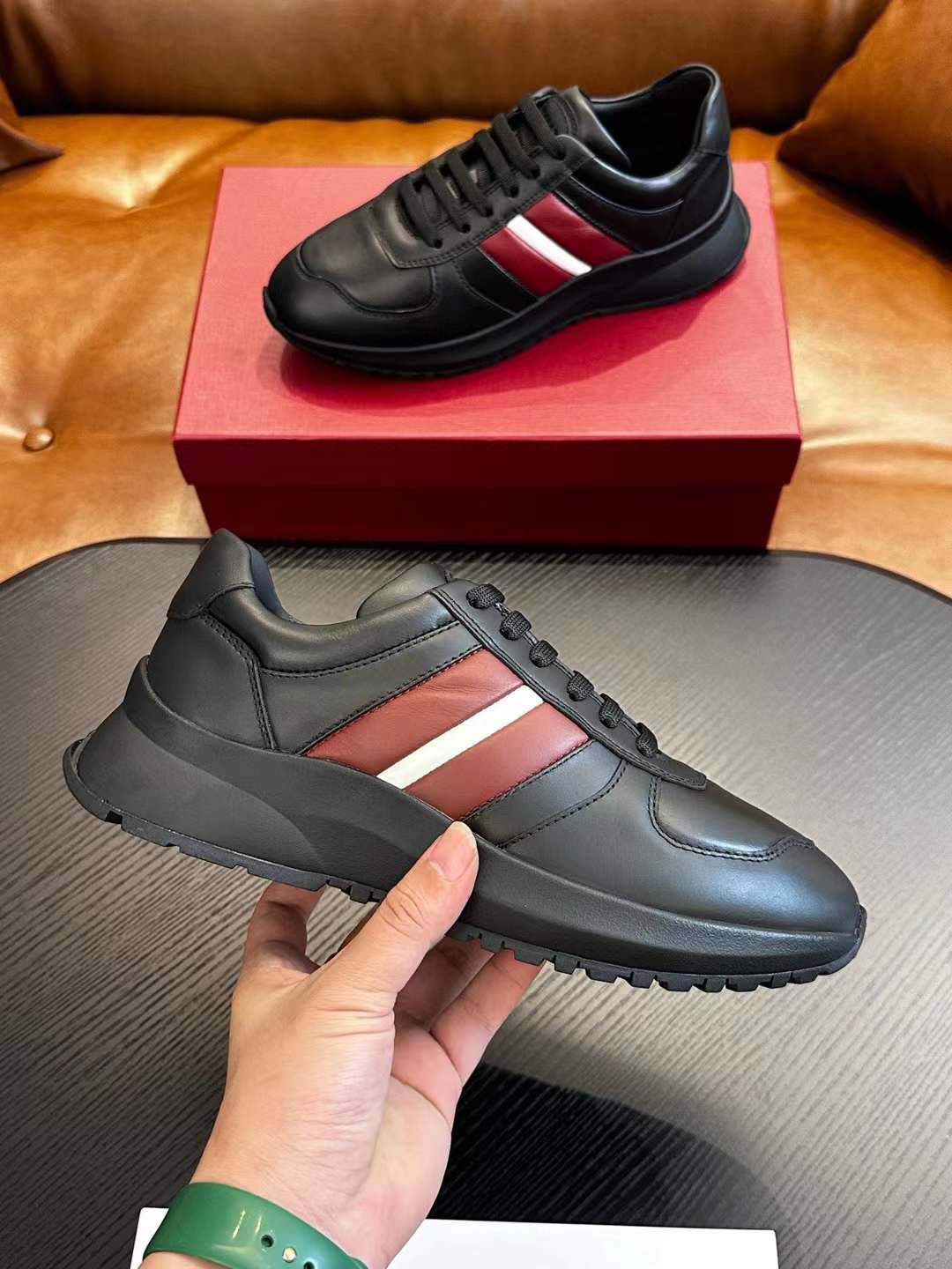 Luxury Men casual shoes Leathers darsyl leather Outline runner sneaker for men low sneaker B shoes designer low top trainers lace up non-slip rubber soles 39-44Box