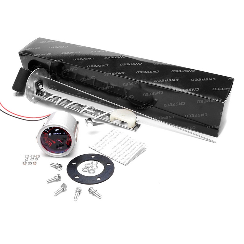 CNSPEED 2Inch 52Mm Fuel Level Gauge Car Meter With Fuel Float Sensor Automotive Gauges 12V Universal Car