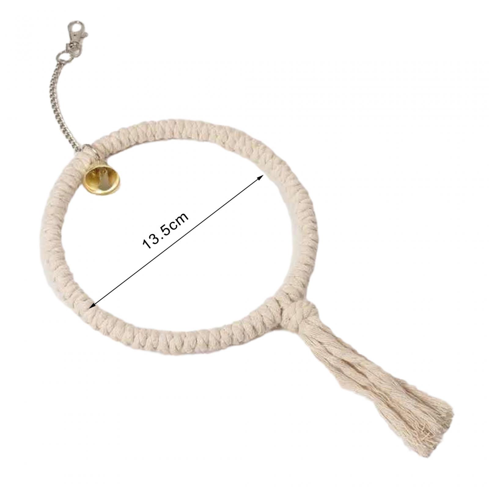 Circle Ring Support Bird Rope Perch Encourage Foot Exercise Nest Swing Parrot