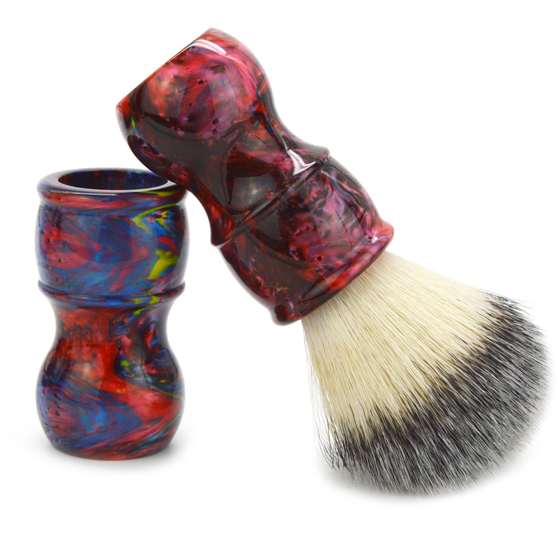 dscosmetic 26mm synthetic hair Galaxy resin handle shaving brush