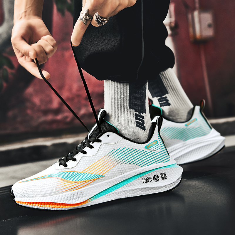 2024 Mens Luxury Running Shoes Breathable Marathon Shoes Jogging Comfy Soft Casual Sneakers Men Tenis Masculino Footwear Male