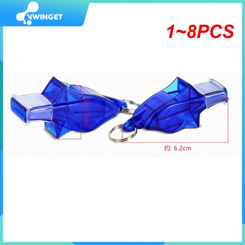 1~8PCS Professional Whistle Soccer Basketball Referee Whistle outdoor Sport High quality Sports Like Big Sound Whistle Seedless