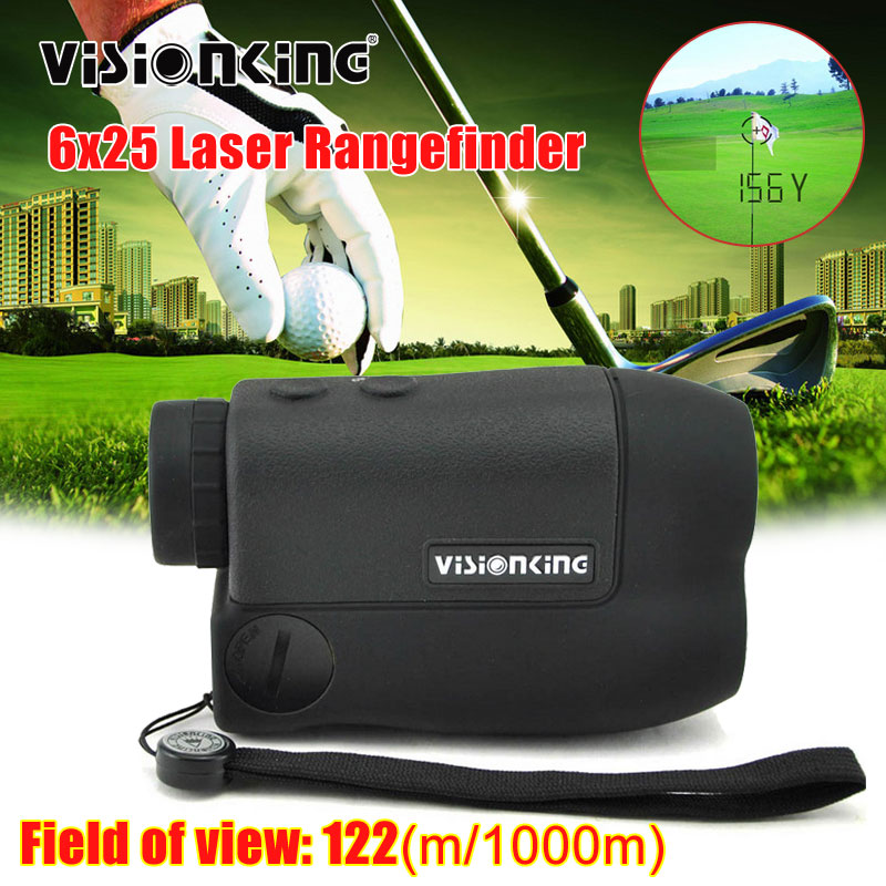 Visionking Bak4 Roof Prism 6x25 Laser Rangefinder Monocular FMC Bak4 600M 6x Telescope Distance Meter For Golf Hunting Telescope