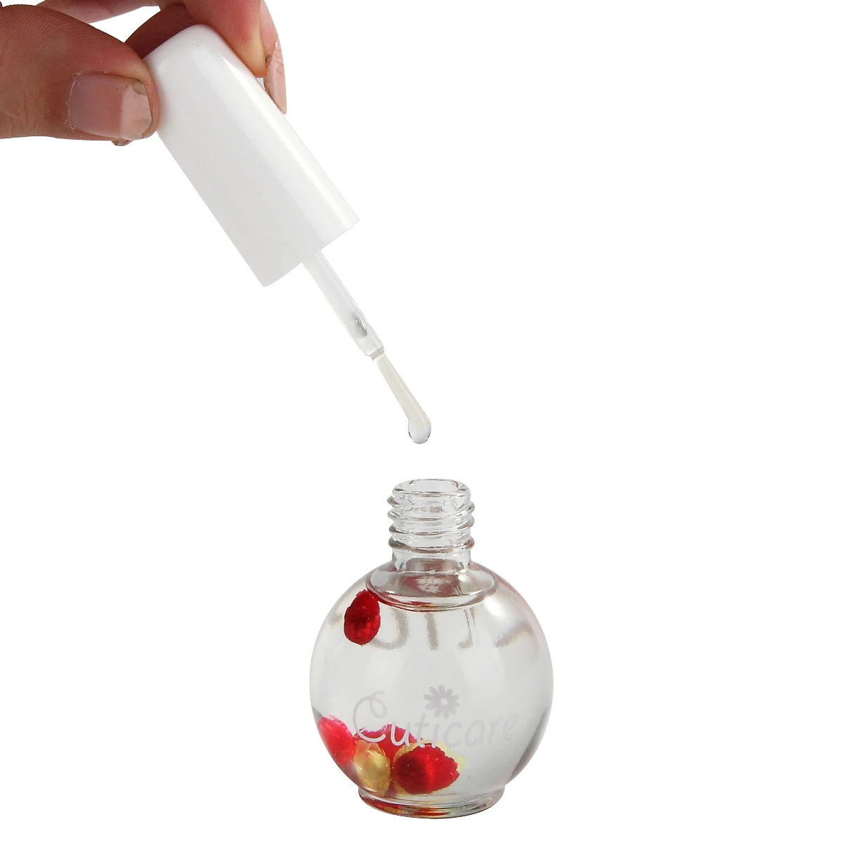 Monja 15ml Nail Treatments Flower Fragrance Oil Nourishment Finger Cuticle Soften Dead Skin Remove Manicure Pedicure Care Tool