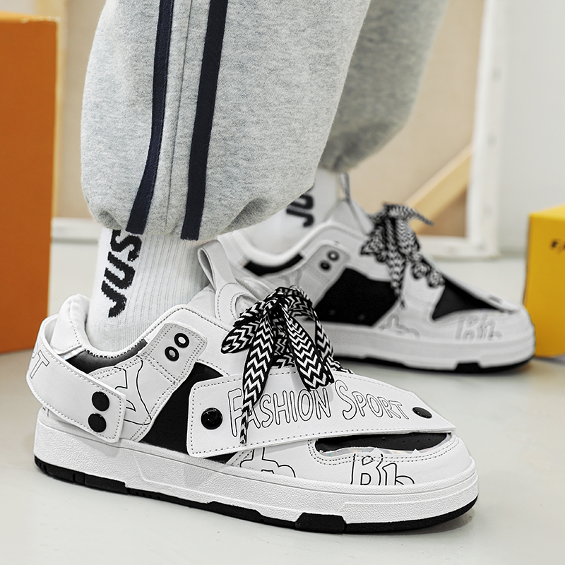 2024 Mens Brand Running Shoes Street Hiphop Skateboard Shoes Chunky Comfy Soft Casual Sneakers Men Tenis Masculino Footwear Male