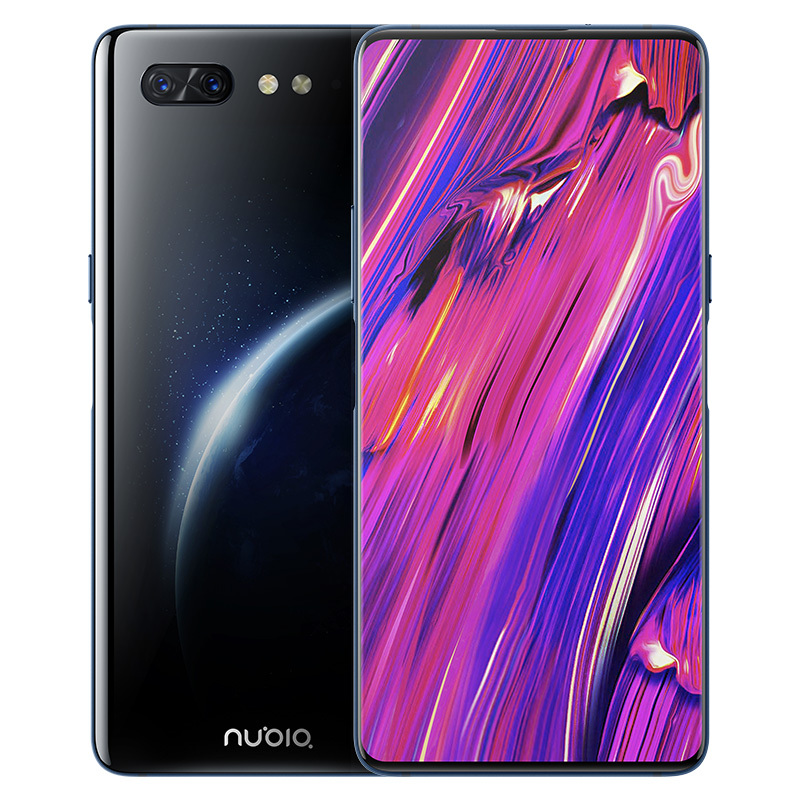 Original ZTE Nubia X 4G LTE Cell Phone 8GB RAM 128GB ROM Snapdragon 845 Octa Core 6.26" Full Screen 24.0MP OTG Full Touch Smart Mobile Phone