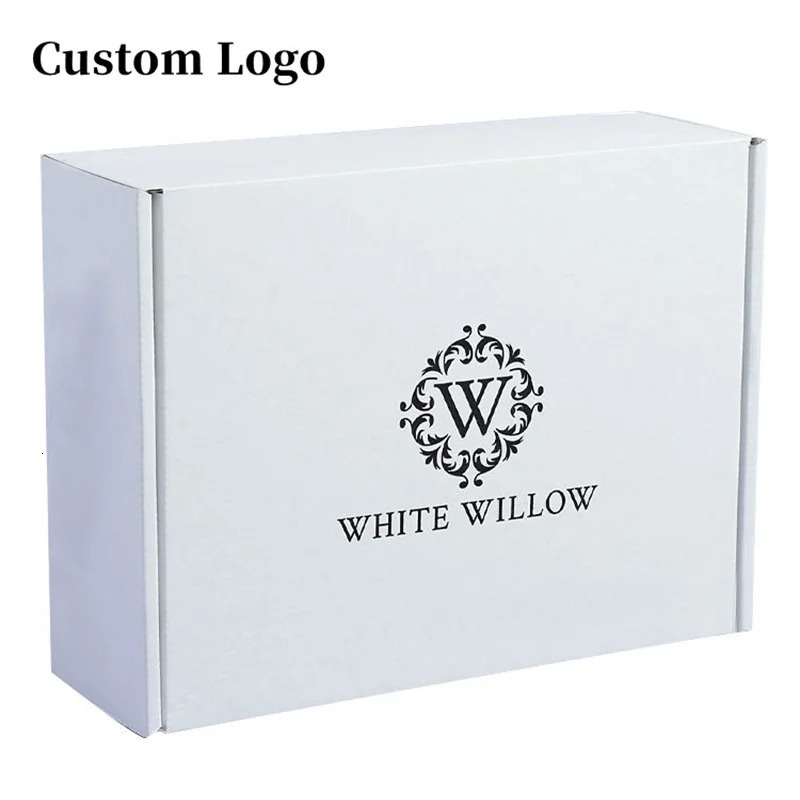 Custom Printed Gift Boxes with Corrugated Mailer box Packaging for Small Businesses Clothing Hair 240626