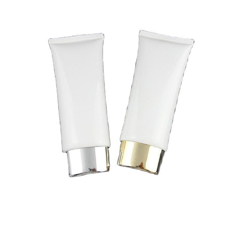 100ML 100g Flat White Cosmetic Soft Tube BB CC Container, Shampoo Sunscreen Hand Cream Bottle Ointment Tube 50pcs/Lot