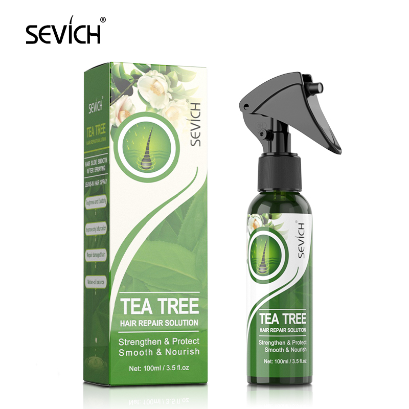 Sevich 100ml Tea Tree Hair Smoothing Spray Deeply Nourishing Hair Natural Moisturing Hair Spray For Dry Hair Treatment