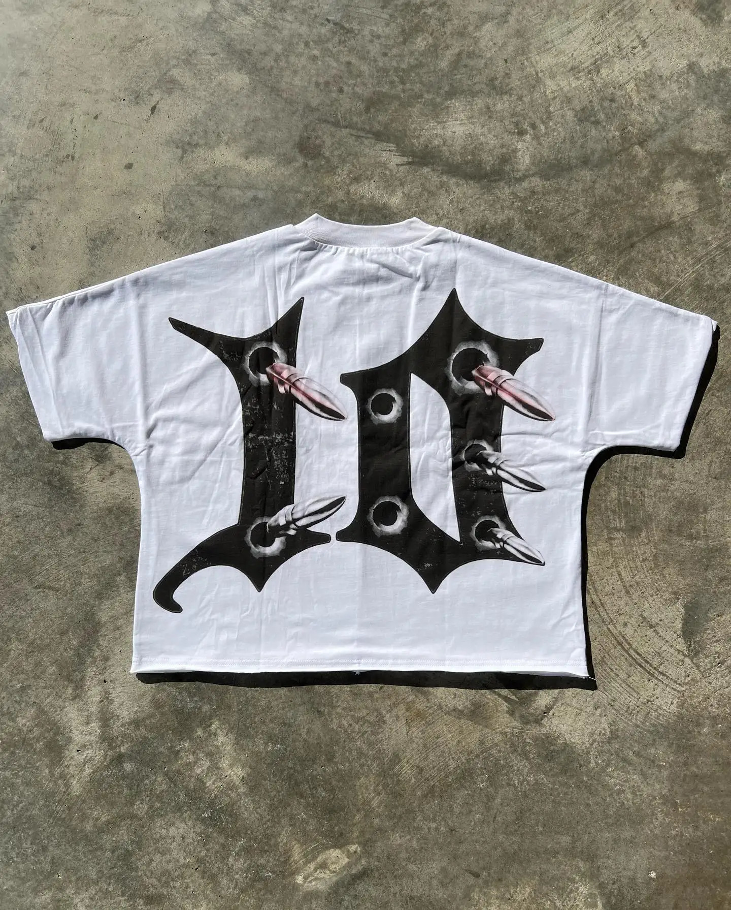 Retro Gothic T Shirt Hip Hop Printed Oversized T Shirt for Mens and Womens Streetwear Fashion Round Neck Cotton Short Sleeve Top 240626