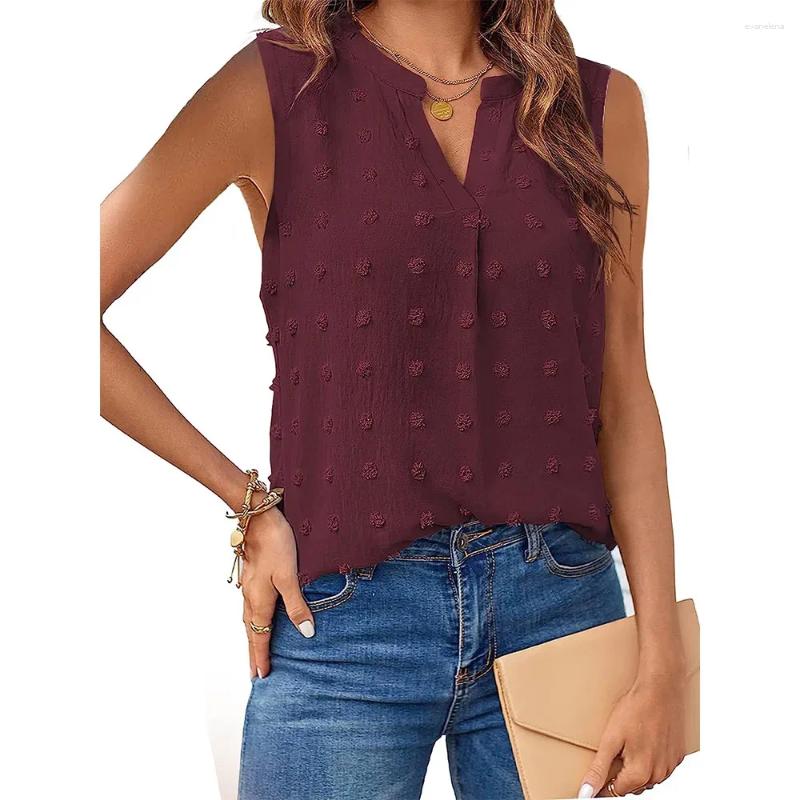 Women's Tan Womens Tops Summer Tank Top For Women Sleeveless Shirts 2024 Spring Corset V Neck Dr Casual Tshirts
