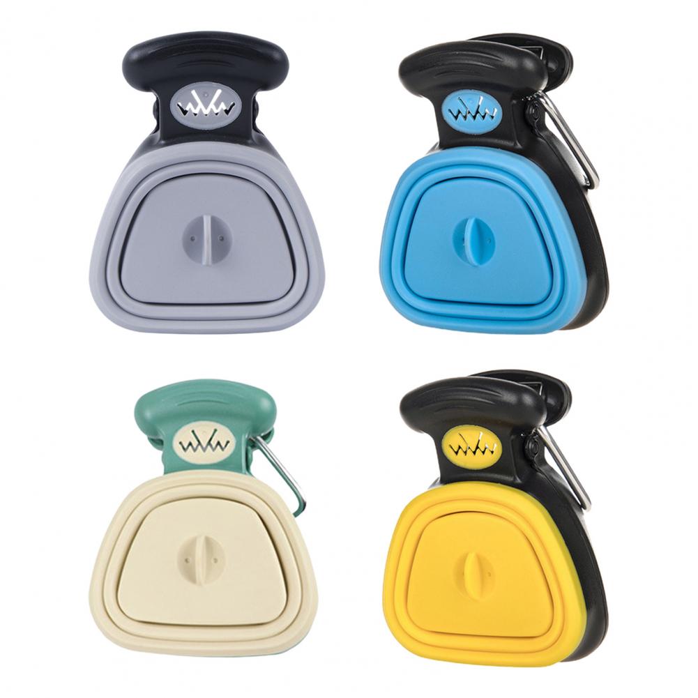 Pet Pooper Scooper Foldable Pooper Scooper With Decomposable Bags For Pet Labor-saving Pet Excreta Cleaner For Out Dog Supplies