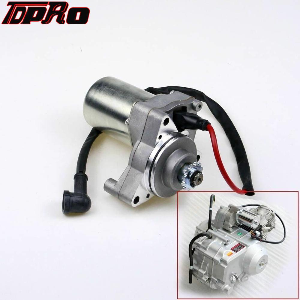 TDPRO Starter Motor Upper Engine 50cc 70cc 90cc 110cc 125cc ATV Quad Go Kart Dirt Bike Buggy Taotao