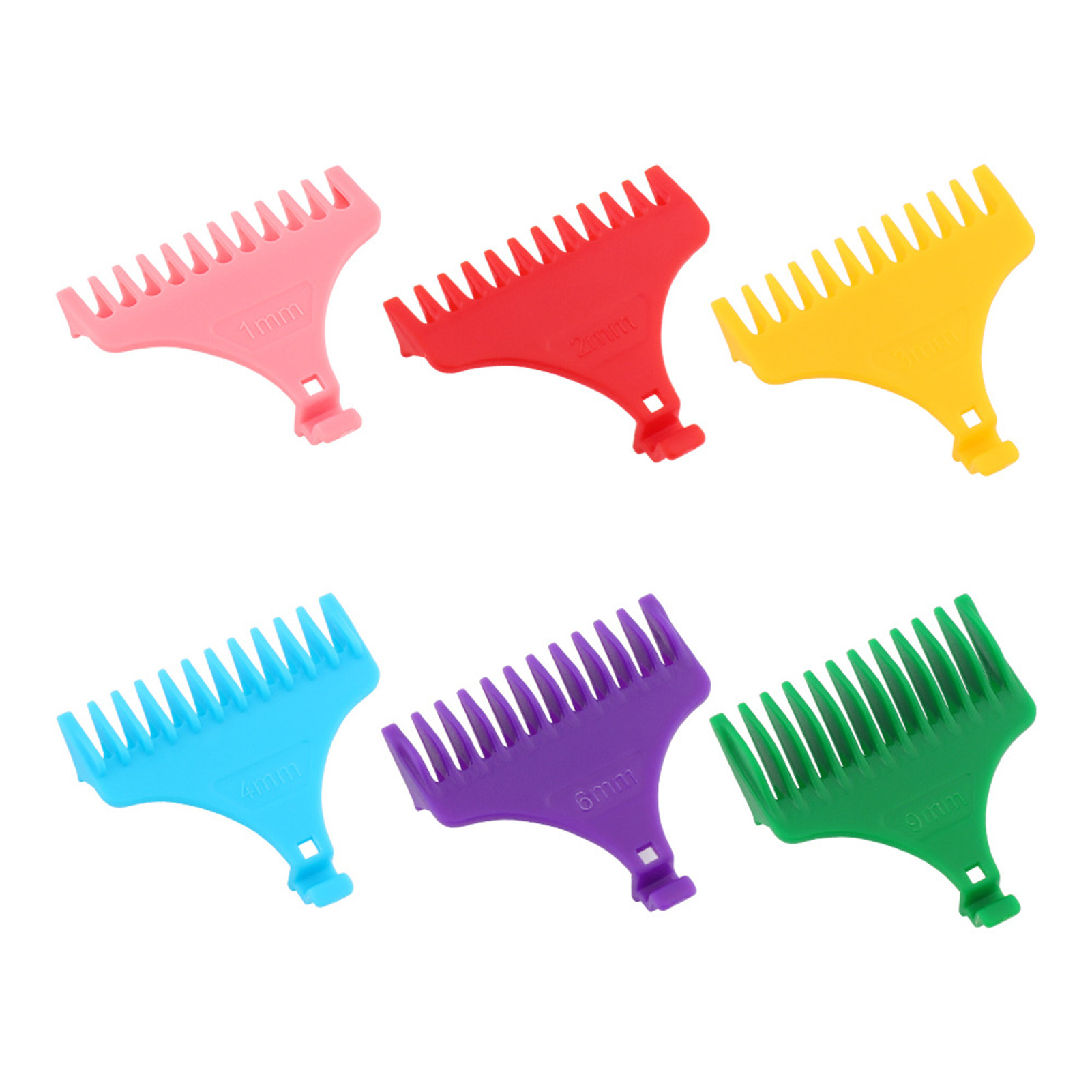 Pushing Haircut Limit Comb Set Hairline Guide Hair Trimmer Combs for Friends Neighbors Family Gift