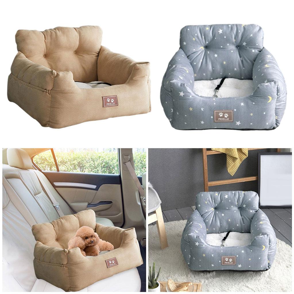 Adjustable Pet Car Carrier Bed Cushion Dog Car Seat for Trucks SUV Supplies