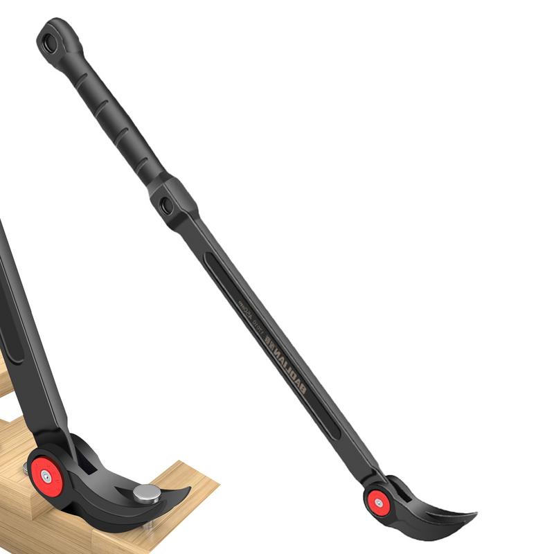 Nail Puller Pry Bar 180 Degree Rotatable Forged Steel Nail Bar Crowbar Nail Puller End Car Maintenance Supplies For Tire Removal