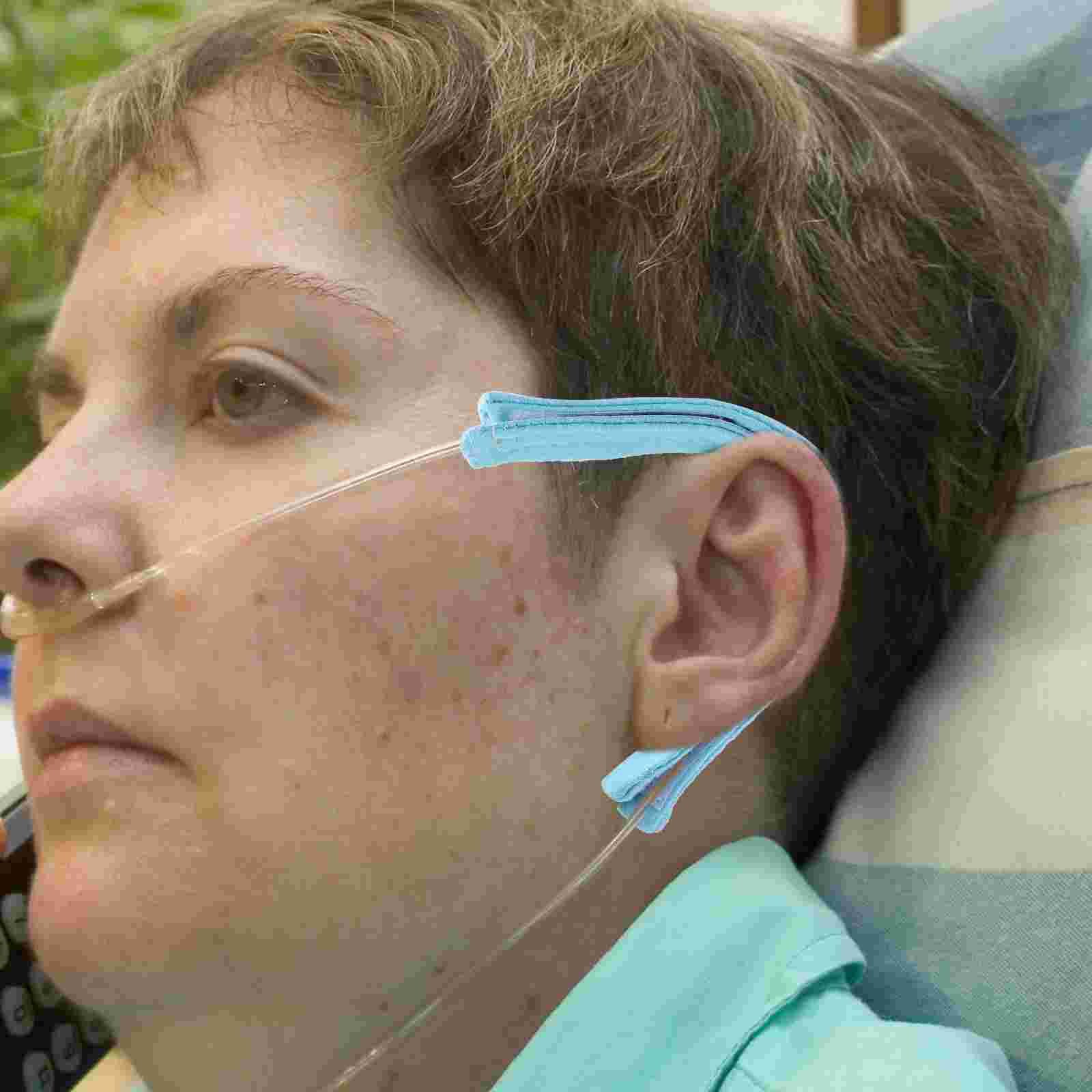 Cannula Ear Covers Ear Cushions for Oxygen Tubing Earloop Ear Protector Headgear Strap Cover Cannula Ear Support