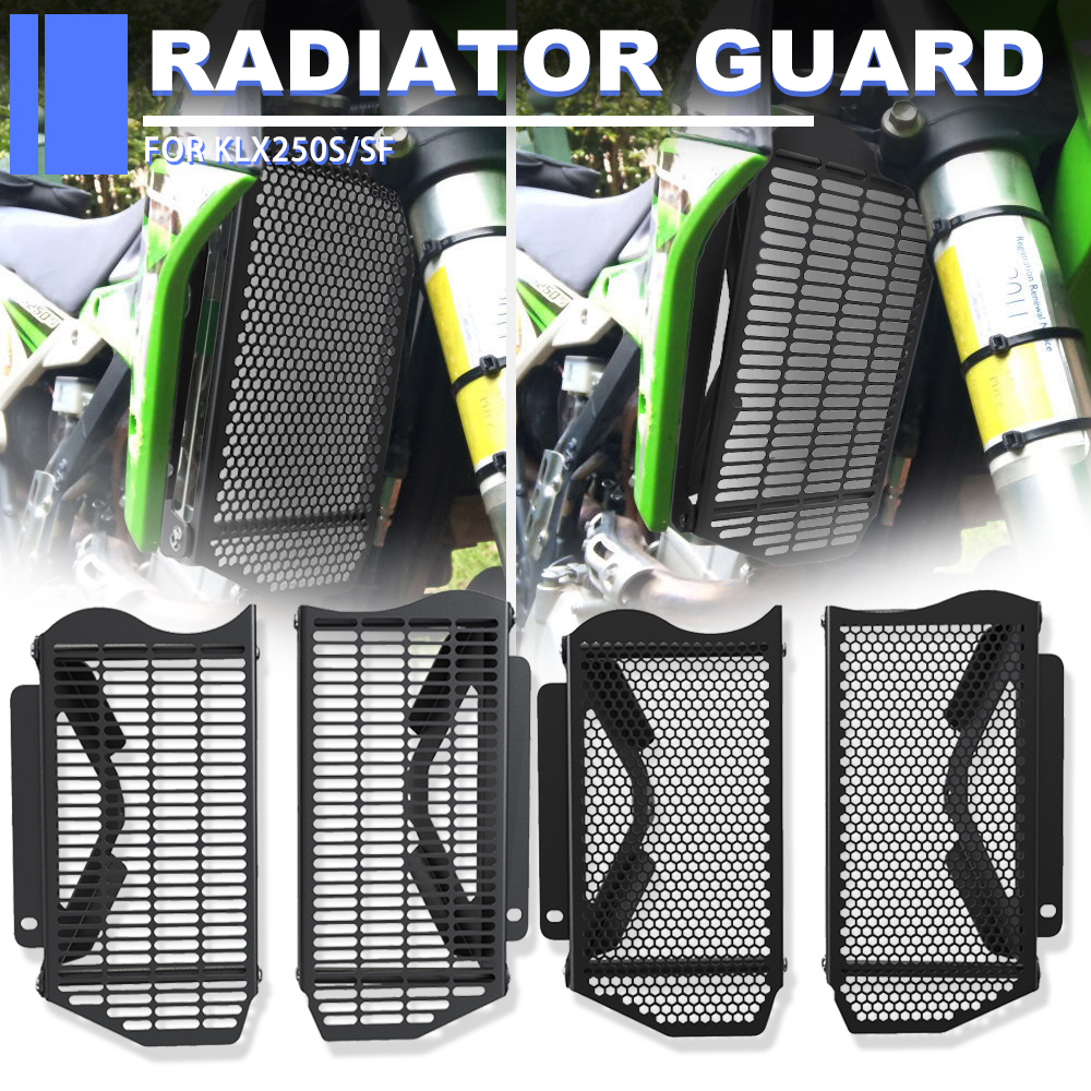Motorcycle Accessories FOR KAWASAKI KLX250S KLX250SF KLX250 KLX 250 S SF 2009 - 2020 Radiator Grille Grill Guard Cover Protector