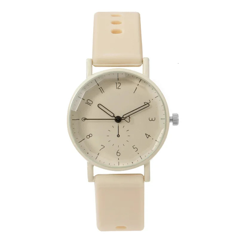 Women Watch Fashion Silicone Strap Quartz Student Sports Wristwatch Relojes Para Mujer Drop Clock 240626