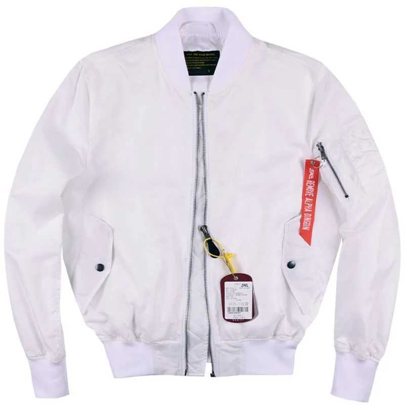 Men's Jackets New Alpha Martin Winter Autumn MA1 Bomber Jacket Mens Thick Military Tactical Paddle Coat Pilot Baseball Jacket J241105