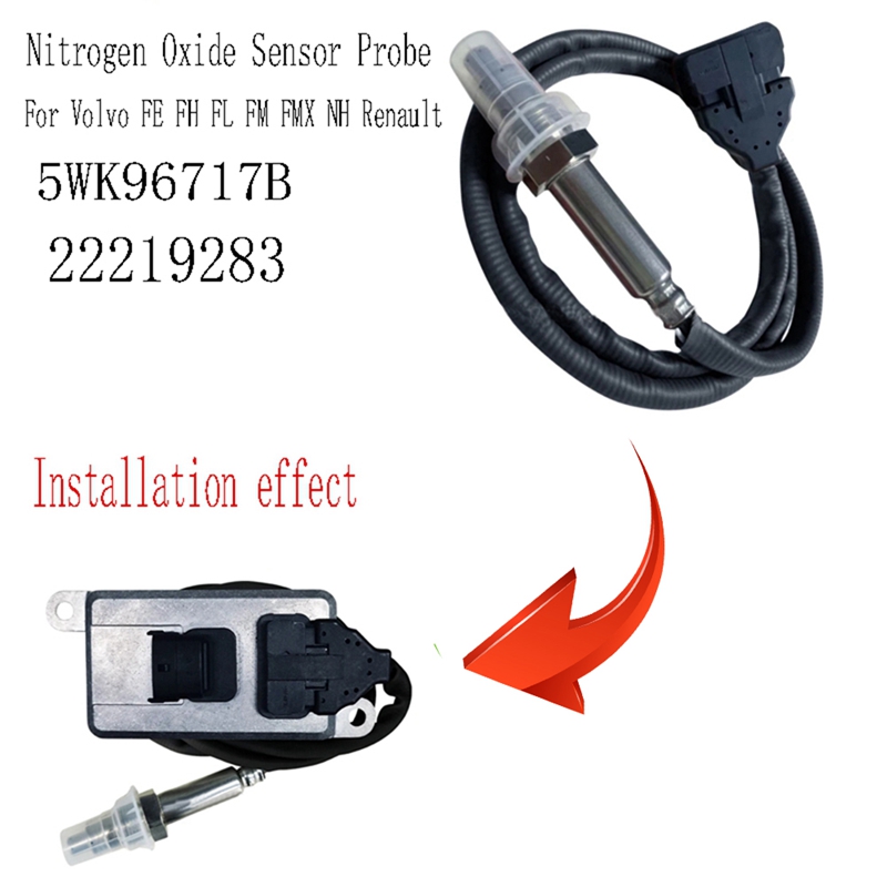 5WK96717B Nitrogen Oxide Sensor For Volvo FE FH FL FM FMX NH Renault Exhaust Gas Oxygen Sensor 22219283