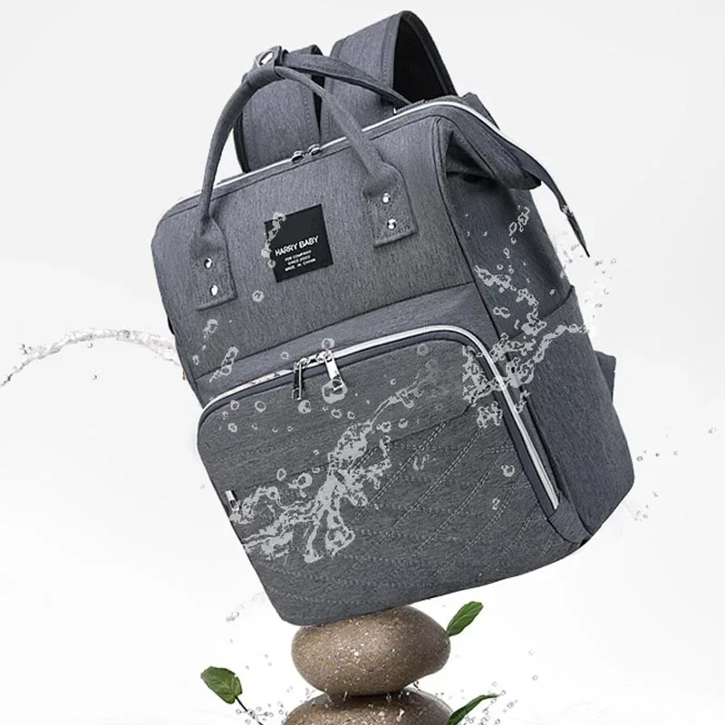 Mommy Diaper Bags Baby Stroller Hanging Bag Mother Large Capacity Nappy Backpacks with Changing Mat Convenient Nursing 240624