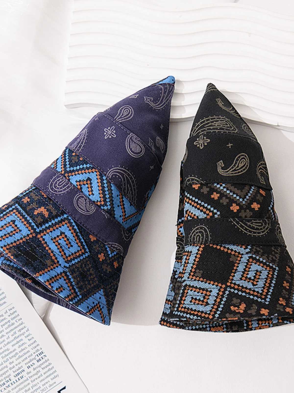 Wide Brim Hats Bucket Hats Hat Female 2024 Spring Korean Version New Niche Design Washbasin Hat Summer UV Protection Sun Bucket Hat