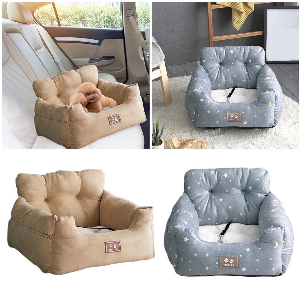 Adjustable Pet Car Carrier Bed Cushion Dog Car Seat for Trucks SUV Supplies