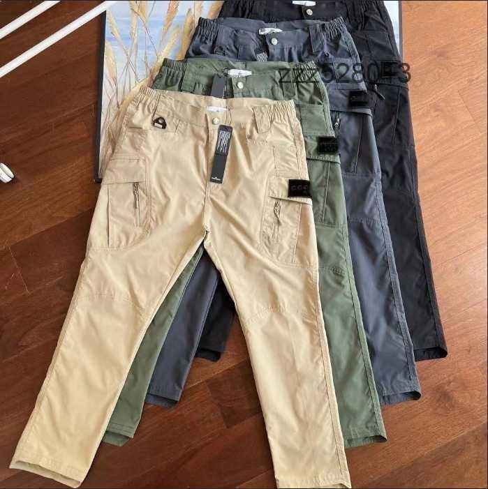 Designer pants Mens pants stones cargo pants casual trousers badge high street casual Overalls Trousers Island Pant Sweaterpants Long Sports Trousersmbka xkqd