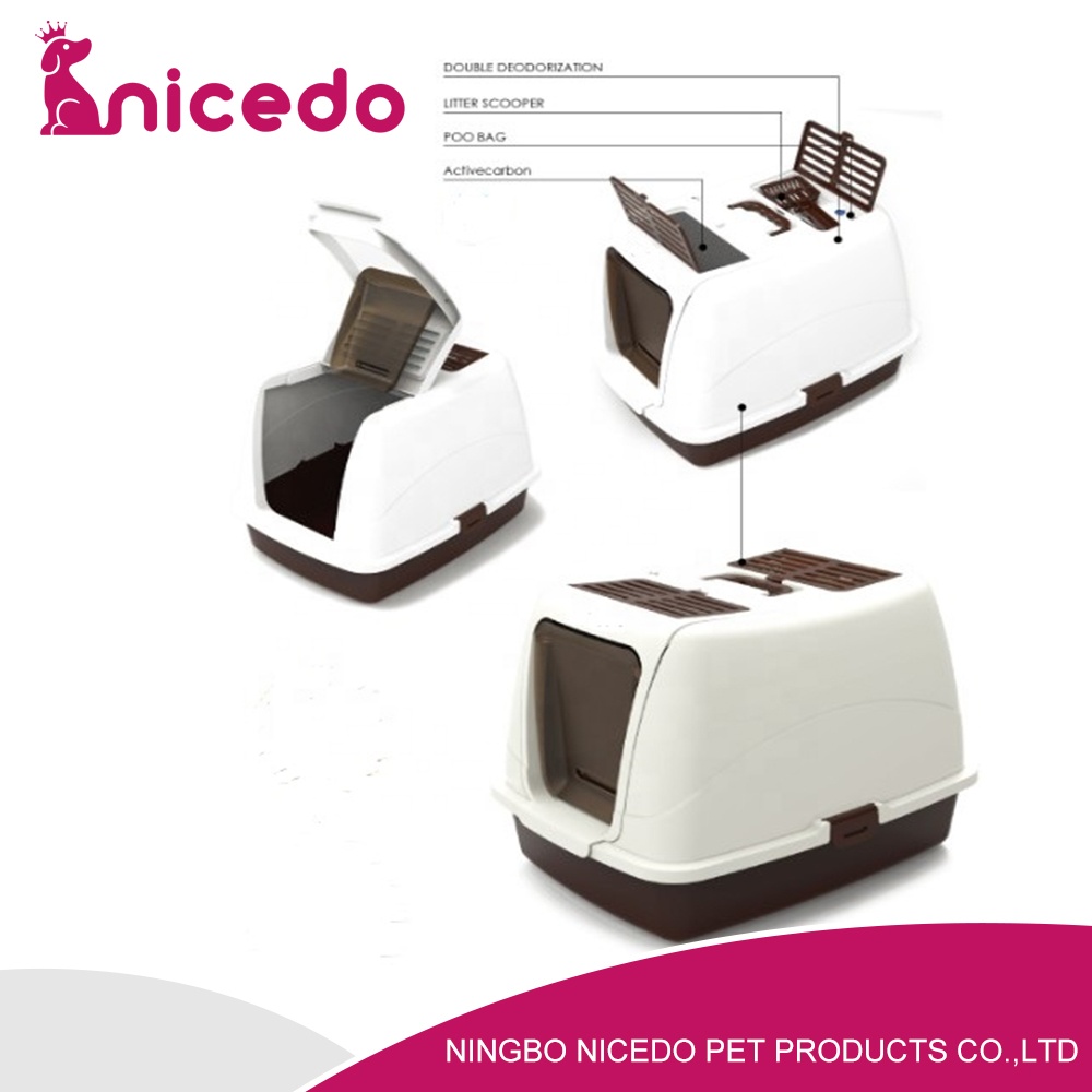 automatic self-cleaning cat litter box , cat cage trap, cat toilet training
