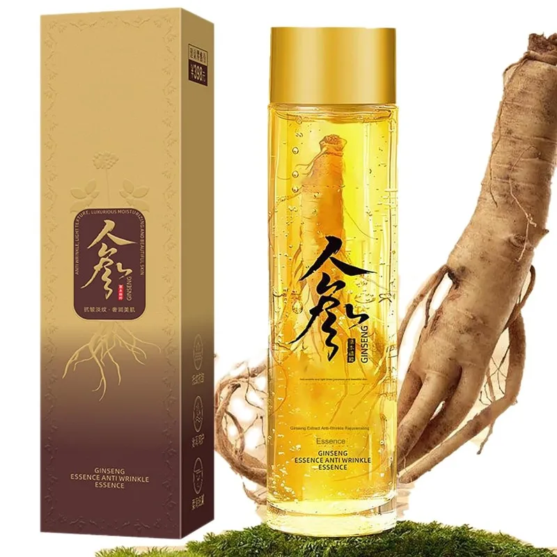 Ginseng Extract Liquid,Korean Red Ginseng Anti Aging,Moisturizer, Fighting Collagen Loss, Reduces Wrinkles, Improves Sagging