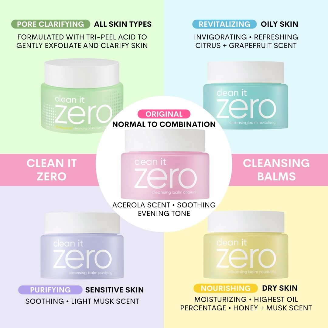 Banila Co. Clean It Zero Cleansing Balm 100ml Intensive Purify Makeup Remover Deep Clean Eyes Lips Face All-in-one Cleansing