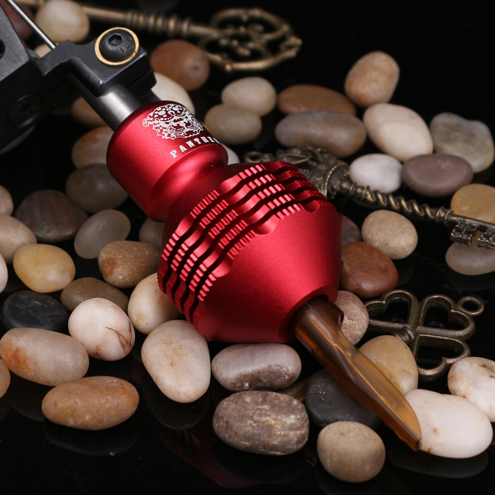 New Tattoo Grip GP21 Grip Aluminum Red Color Self-Lock Grip Professional Tattoo Supply
