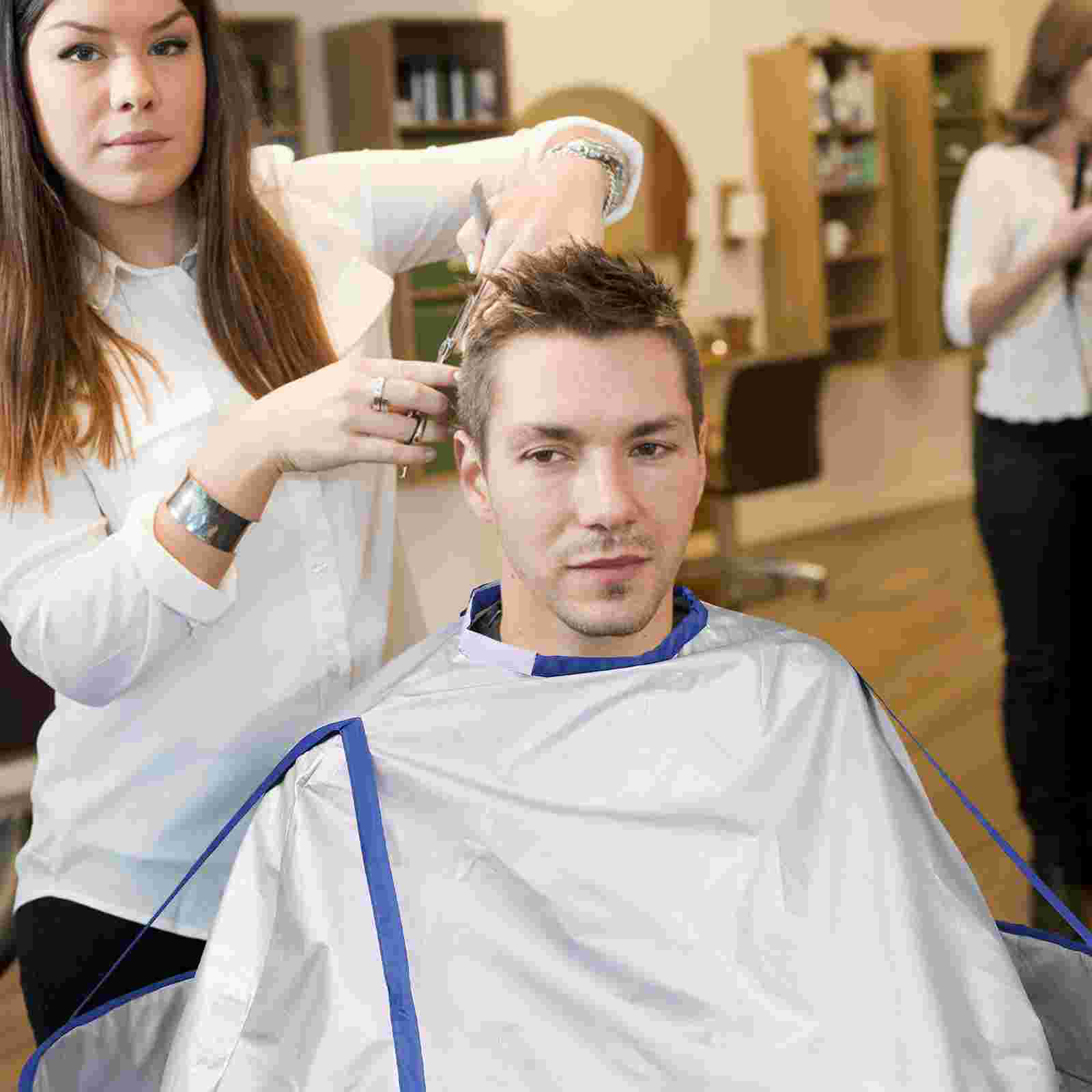 Capa Para De Hair Cutting Cloak Umbrella Cape Haircut Capes for Adults Barber Cape for Men Hair Cutting Capes Coat to