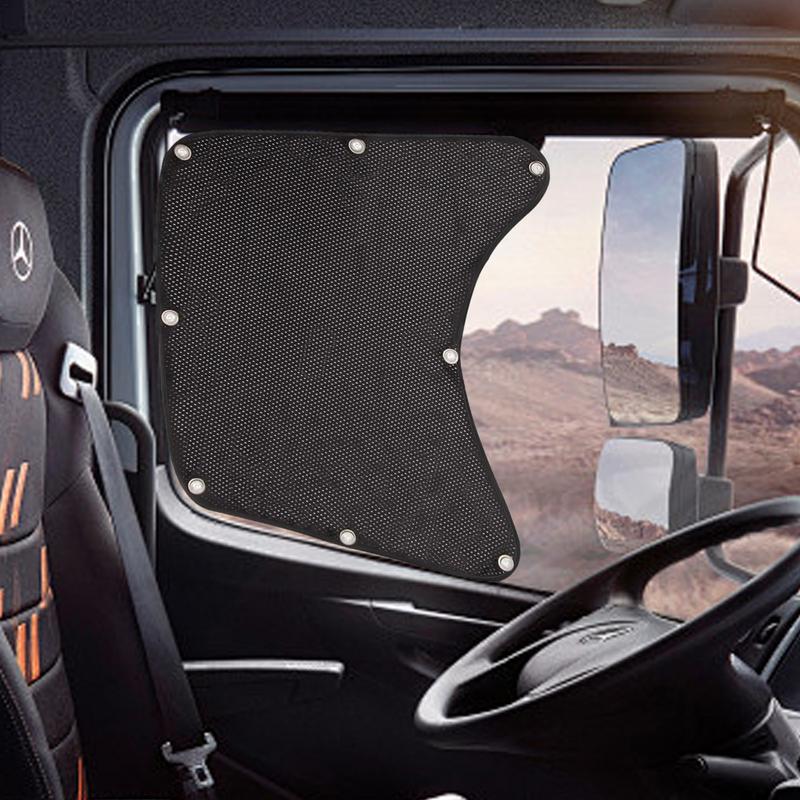 Auto Side Window Shade For Semi Truck Excellent Visibility Wide Usage Side Automotive Window Sunscreen Interior UV Protection