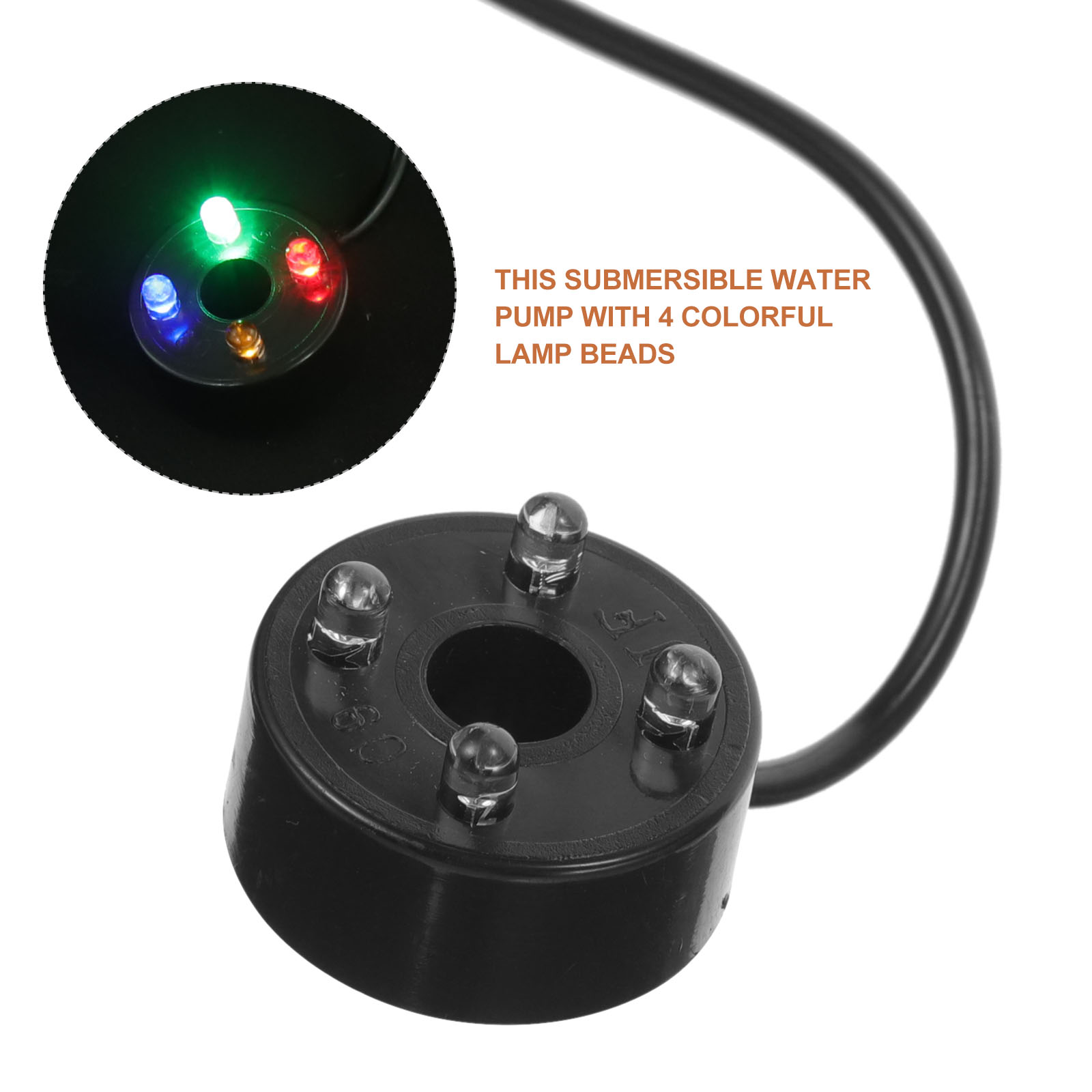 Mini Fish Tank Water Pump Submersible Filter Pond for Fountain Outdoor Pumps Ponds Diving