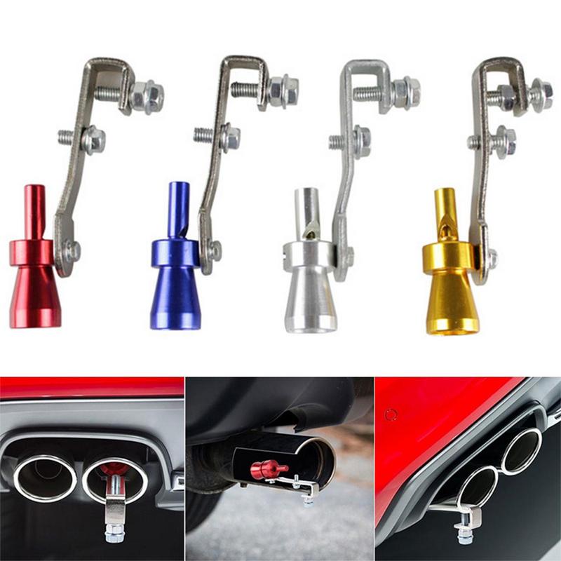 Universal Car Turbo Sound Whistle Muffler Exhaust Pipe Whistle Fake Simulator Whistle Auto Replacement Parts Car Styling